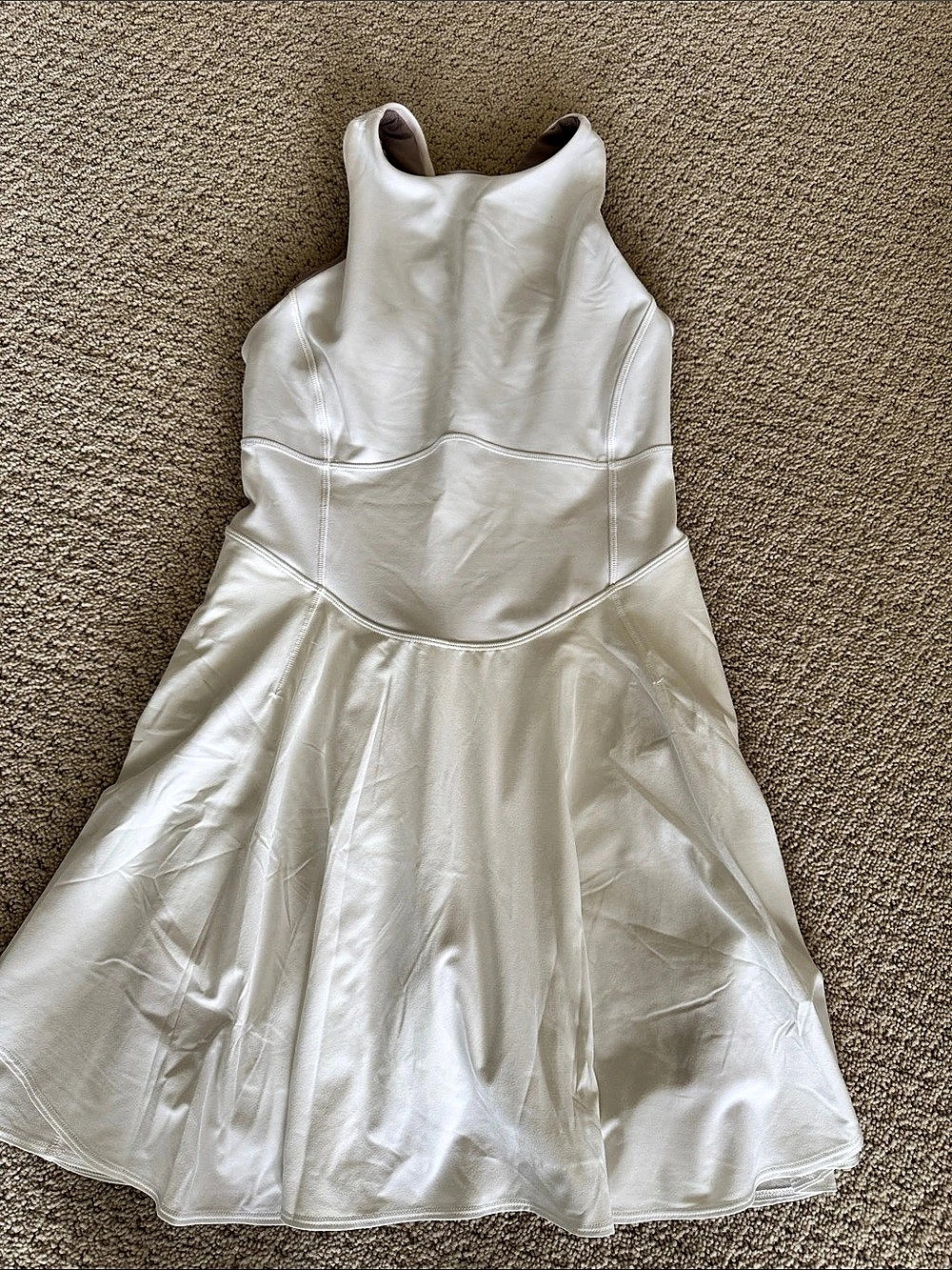 Lululemon Align™ High-Neck Court Crush Dress White Size 4